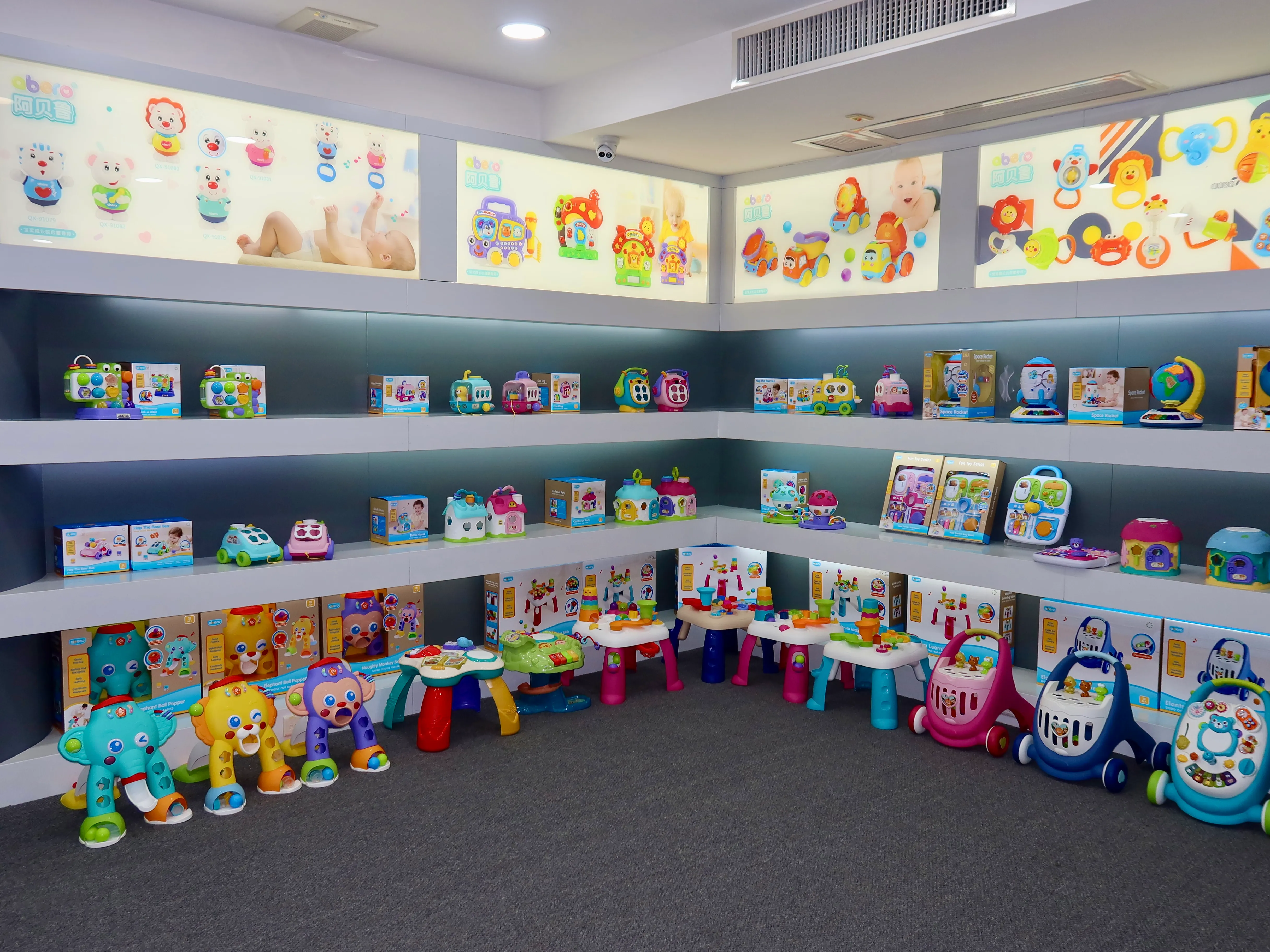 ABERO toy assortment display